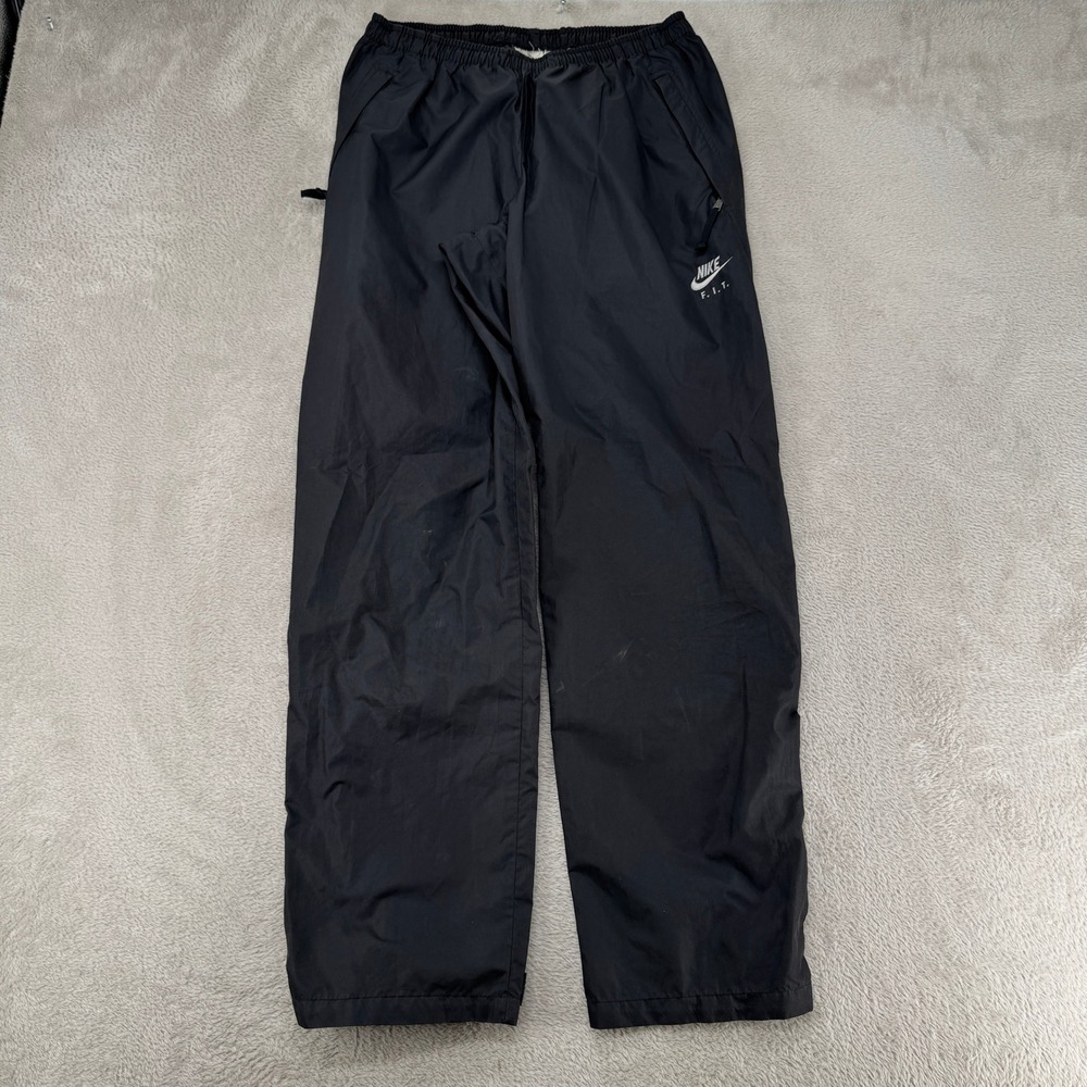 Vintage Nike ACG Mens Track Pants Medium Black Preowned F.I.T. Windbreaker